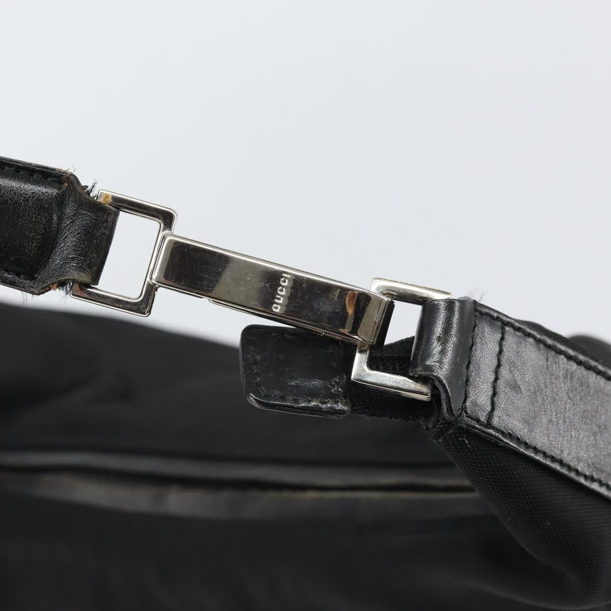 Gucci Vintage Nylon Black Nylon Shoulder Bag Bag (Pre-Owned)