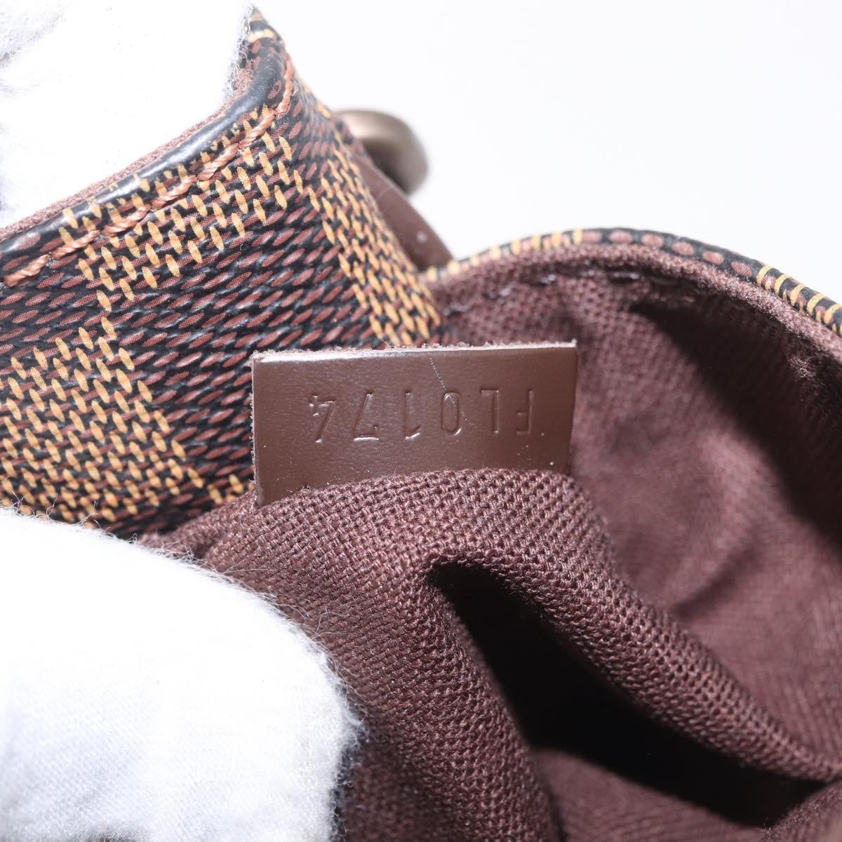 Louis Vuitton District Messenger Damier Brown Canvas Handbag (Pre-Owned)