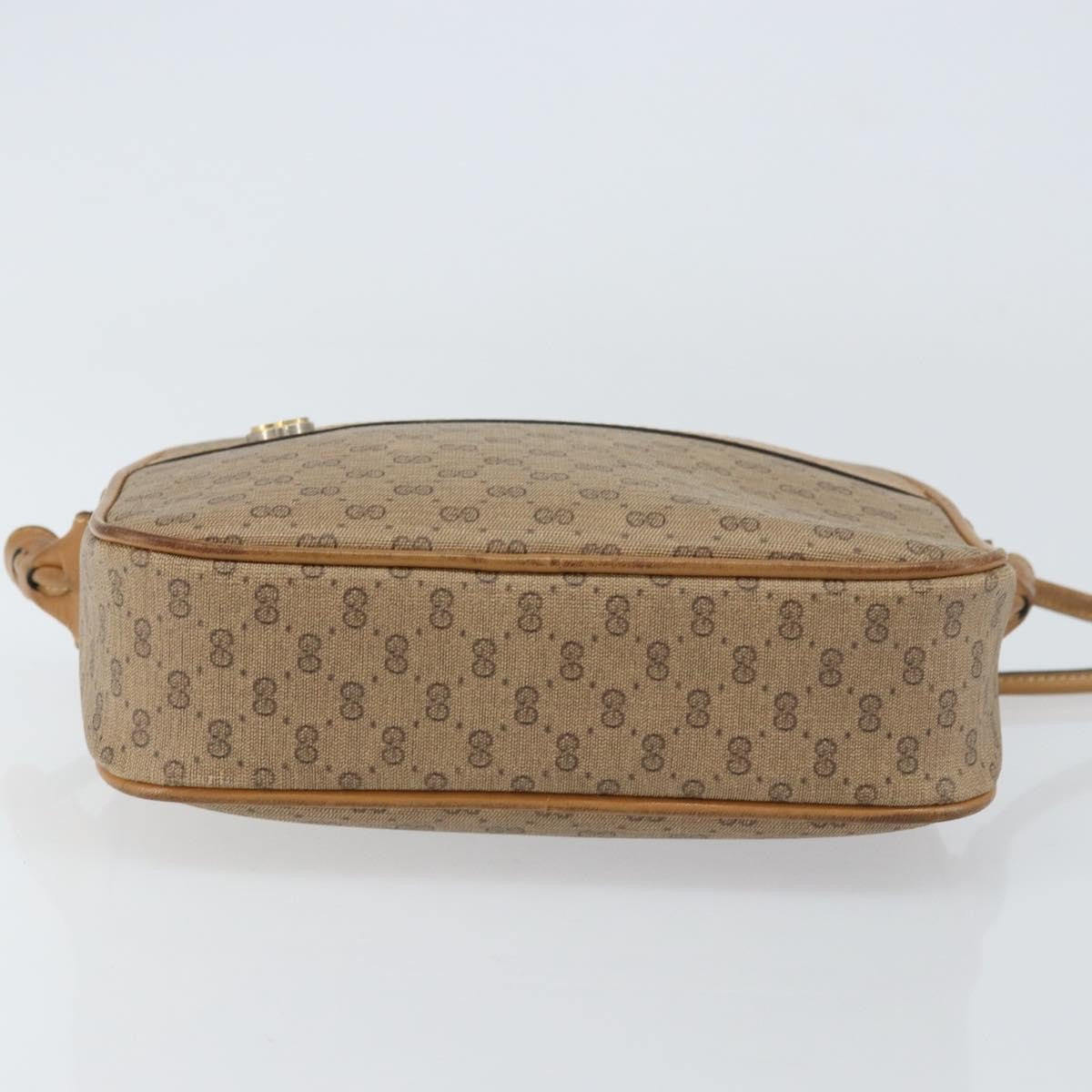 Gucci Micro Gg Supreme Gg Canvas Beige Pvc Shoulder Bag Bag (Pre-Owned)