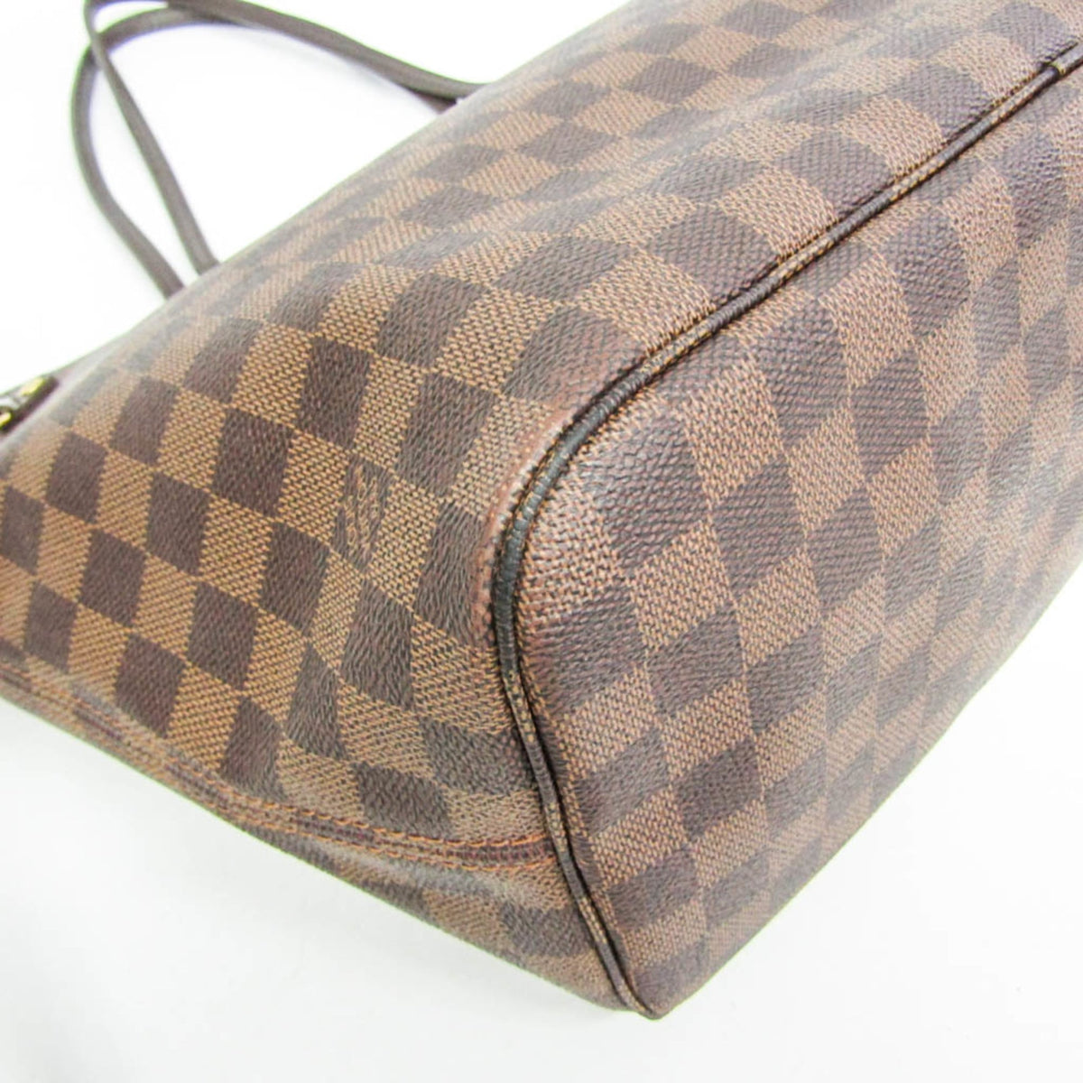Louis Vuitton Neverfull Damier Brown Canvas Tote Bag Bag (Pre-Owned)