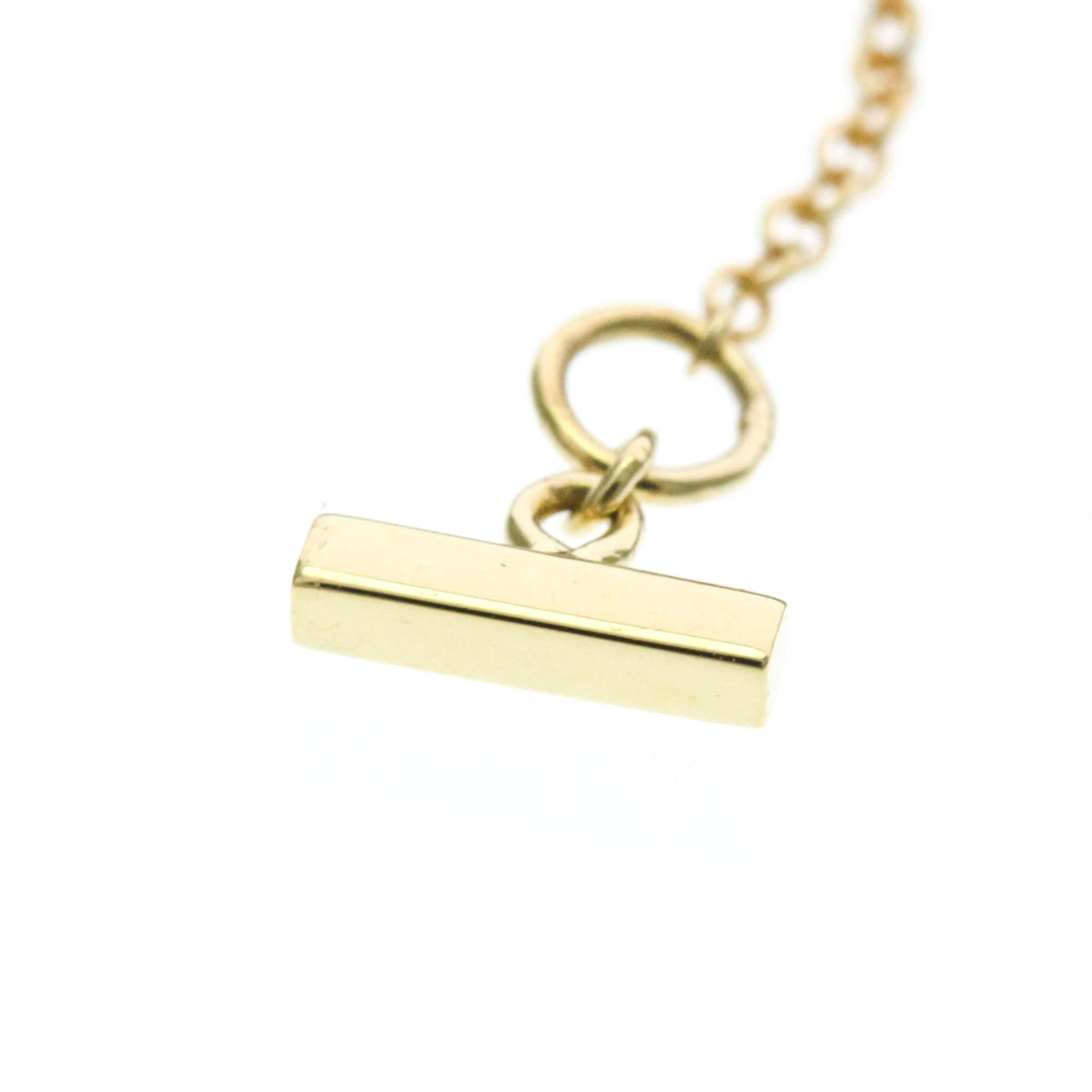 Tiffany & Co. T Smile Pendant 18K Yellow Gold With Diamonds Gold Yellow_Gold Necklace Jewelry (Pre-Owned)