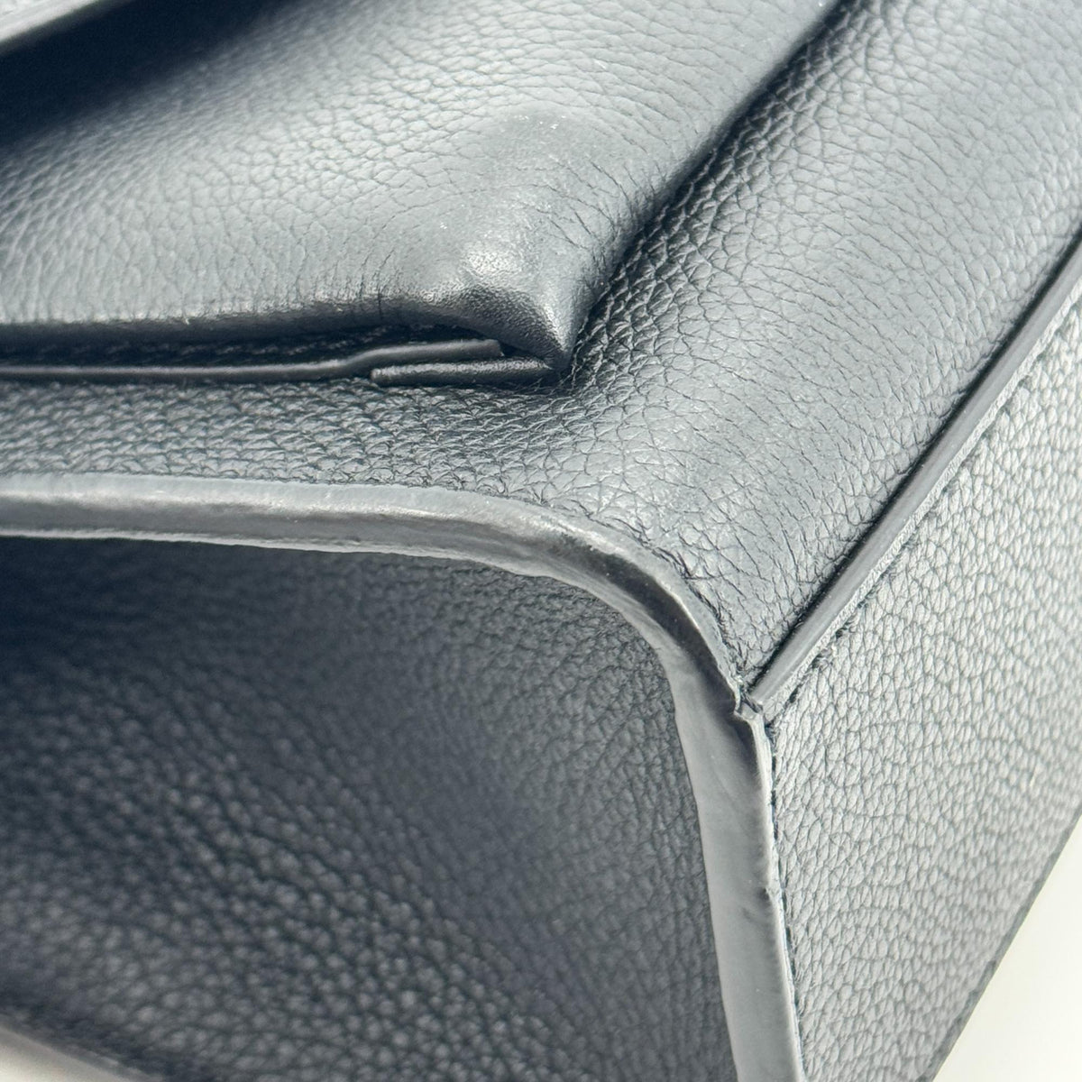 Louis Vuitton Mylockme Leather Black Leather Handbag (Pre-Owned)