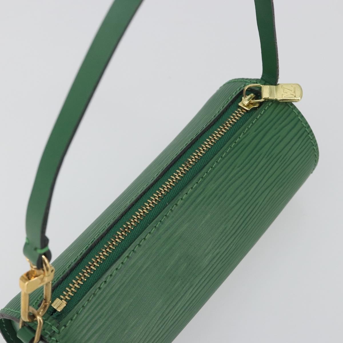 Louis Vuitton Soufflot Pochette Epi Leather Green Leather Clutche & Pouche Bag (Pre-Owned)
