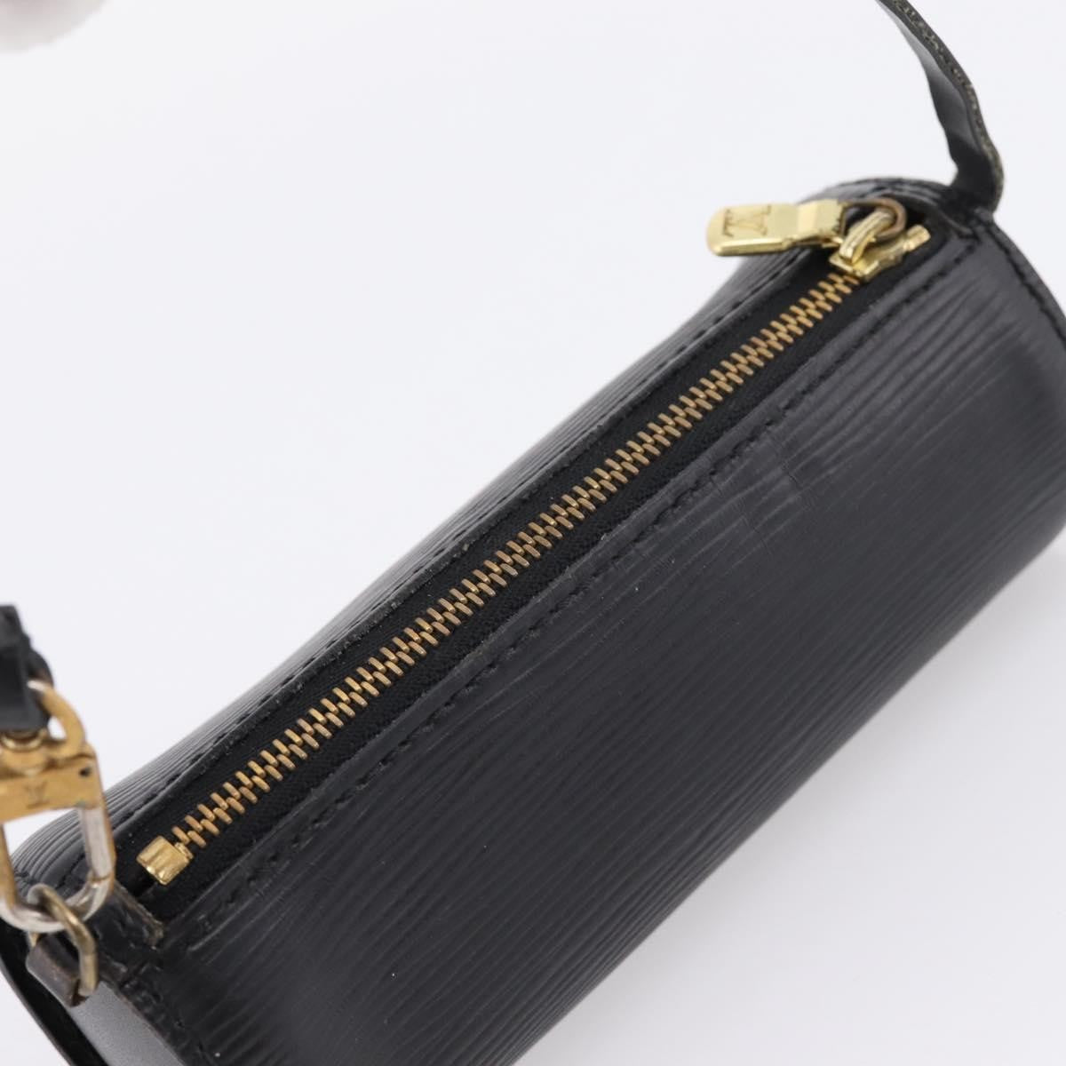 Louis Vuitton Soufflot Pochette Epi Leather Black Leather Clutche & Pouche Bag (Pre-Owned)