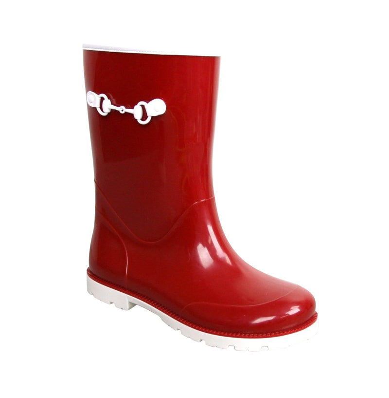 Gucci Kids Rain Boot With Horsebit