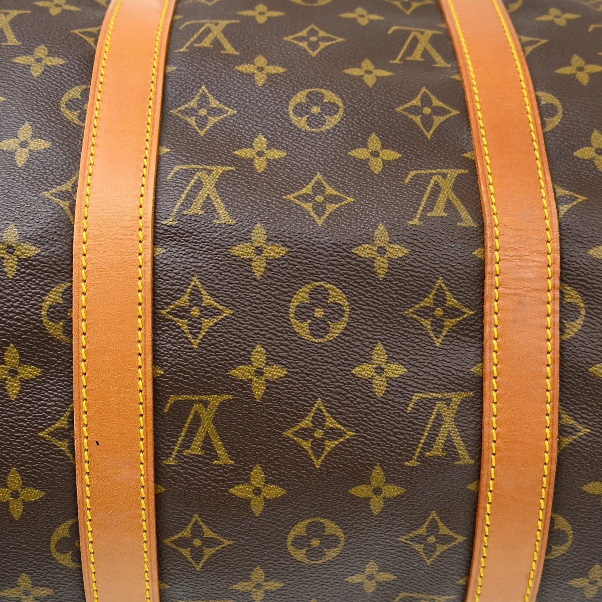 Louis Vuitton Keepall Monogram Canvas Brown Canvas Travel Bag Bag (Pre-Owned)