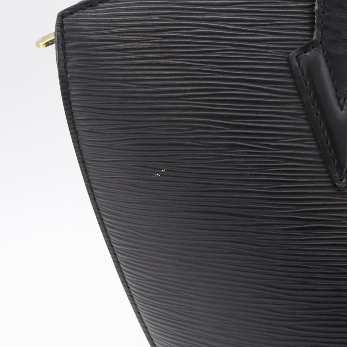 Louis Vuitton Saint Jacques Epi Leather Black Leather Handbag (Pre-Owned)