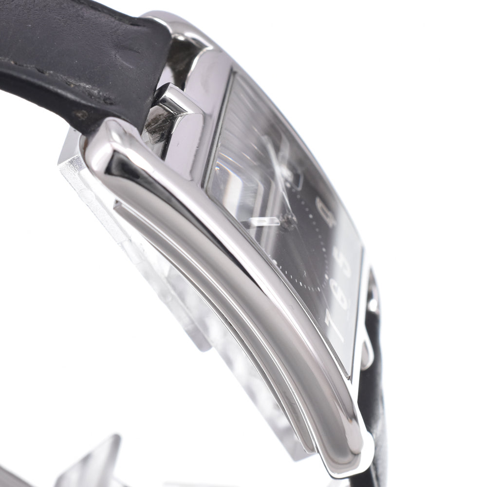 Hermes Cape Cod Quartz Stainless Steel And Leather Watch (Pre-Owned)