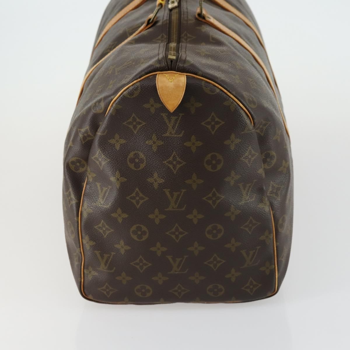Louis Vuitton Keepall Monogram Canvas Brown Canvas Travel Bag Bag (Pre-Owned)
