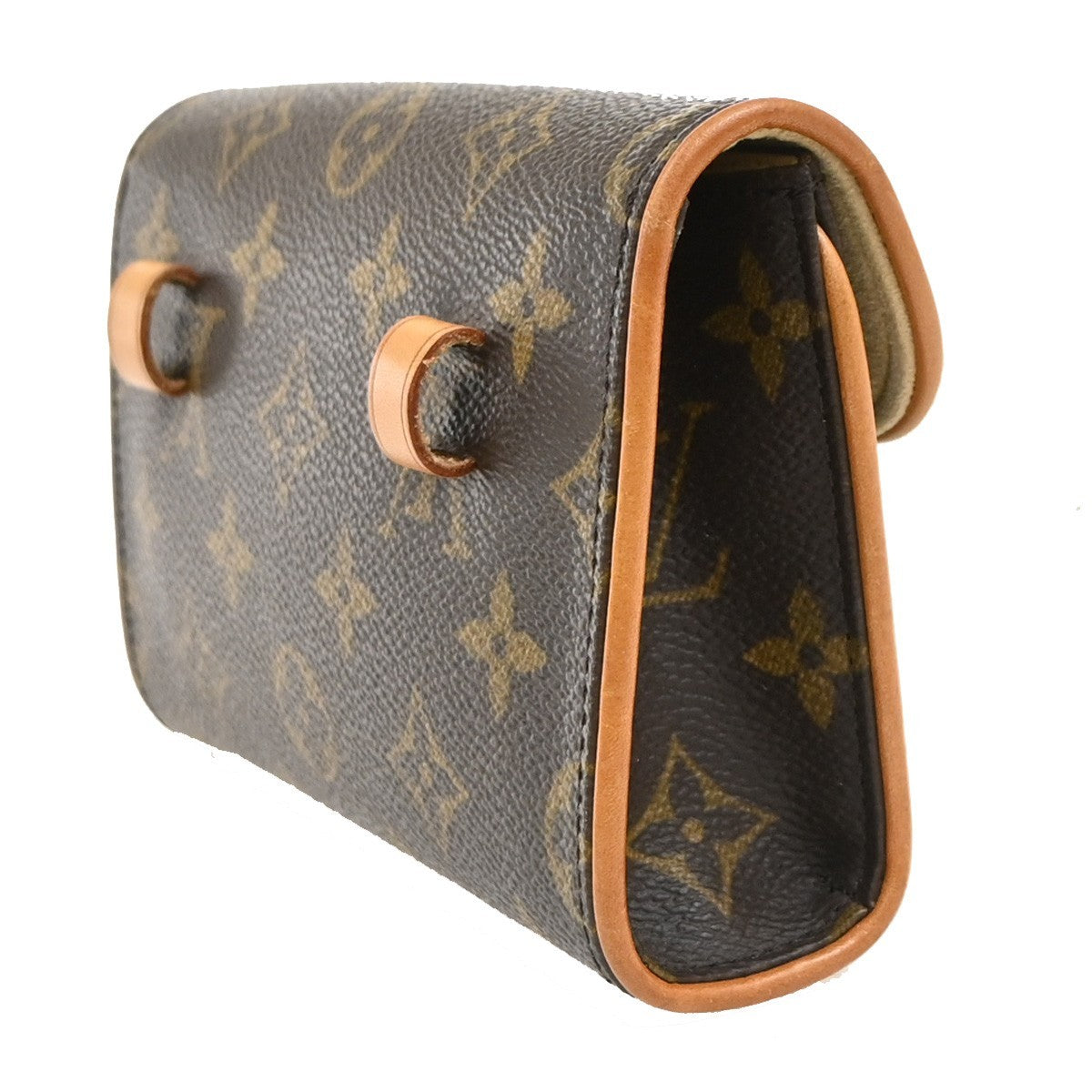 Louis Vuitton Florentine Waist Monogram Canvas Brown Canvas Clutche & Pouche Bag (Pre-Owned)