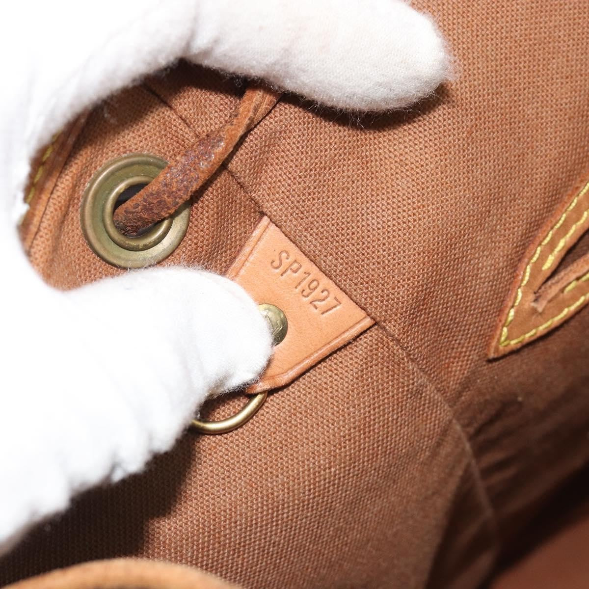 Louis Vuitton Vintage Montsouris Monogram Canvas Brown Canvas Backpack Bag (Pre-Owned)