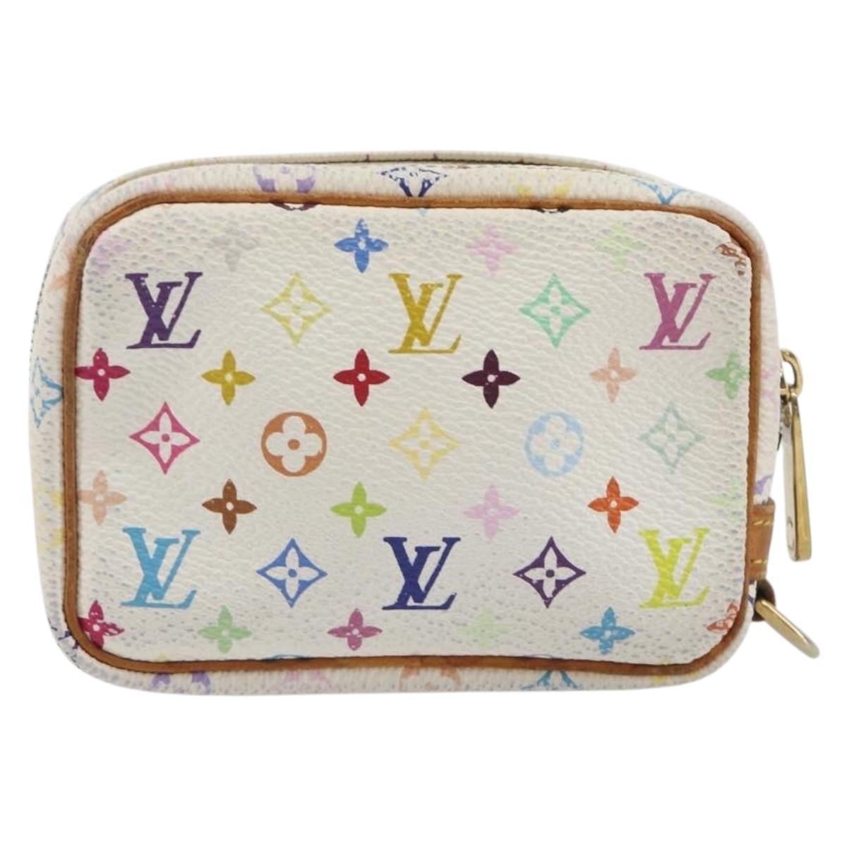 Louis Vuitton Wapity Trousse Monogram Multicolor White Canvas Clutche & Pouche Bag (Pre-Owned)