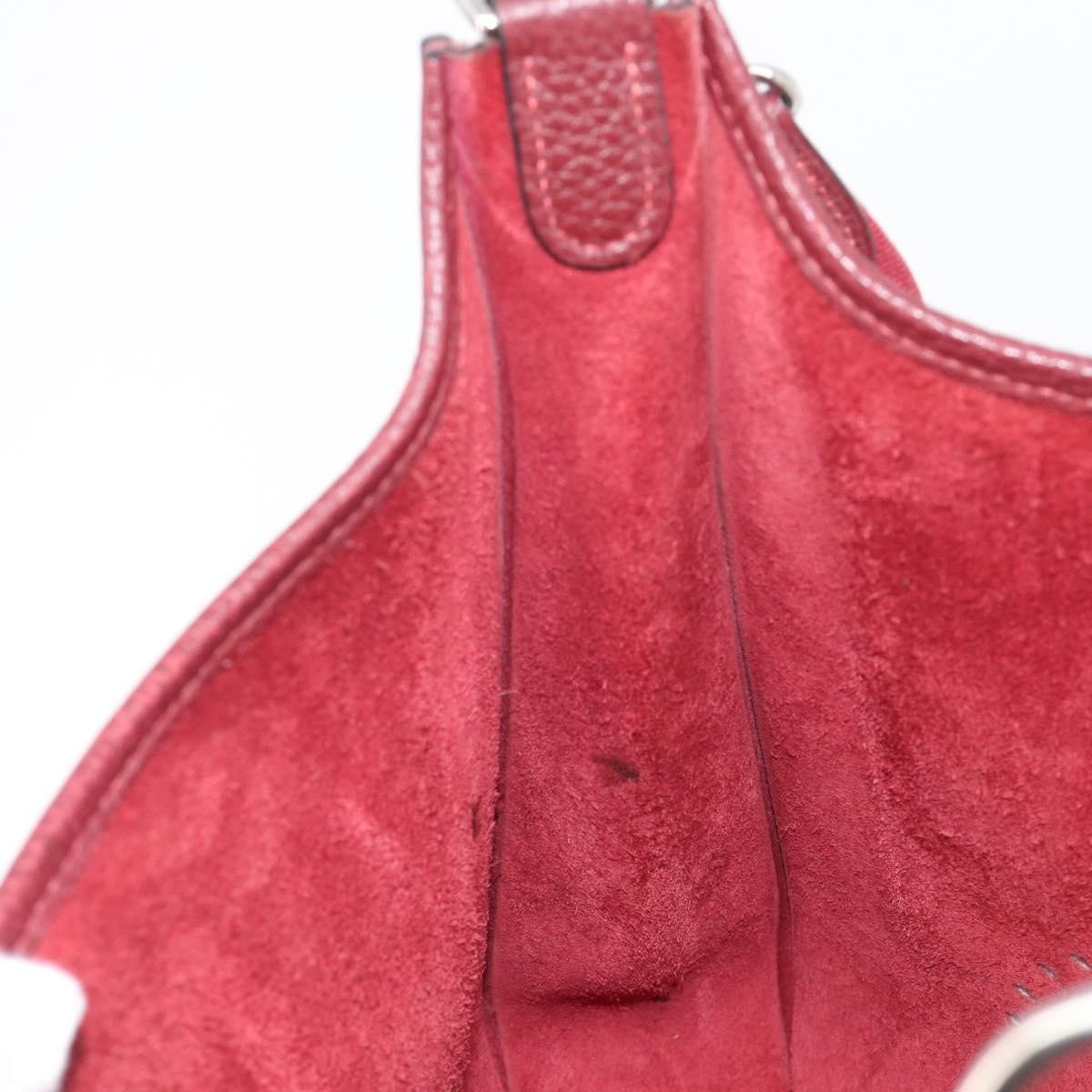 Hermes Evelyne Bag Gen I Chamonix Burgundy Leather Handbag (Pre-Owned)