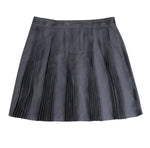 Gucci Women's Black Silk Elastane Runway Pleated Skirt