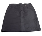 Gucci Women's Pencil Black Polyester Cotton Skirt With Horsebit Detail (42)