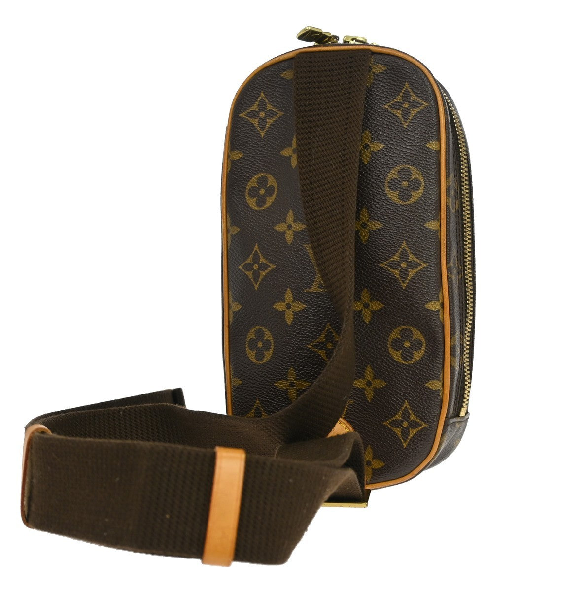 Louis Vuitton Pochette Gange Monogram Canvas Brown Canvas Clutche & Pouche Bag (Pre-Owned)