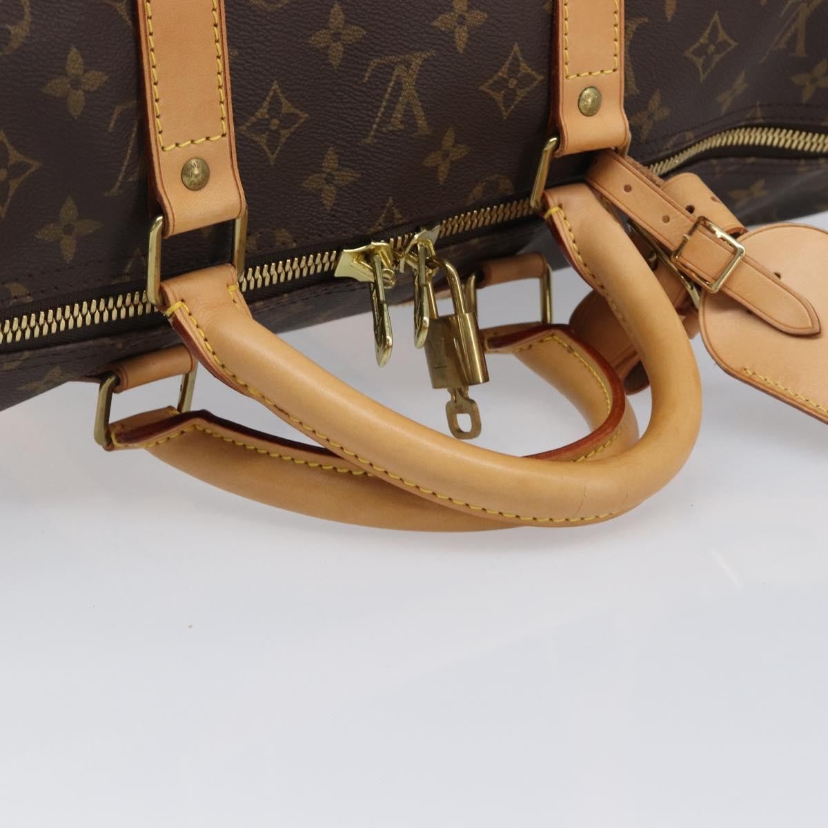 Louis Vuitton Keepall Monogram Canvas Brown Canvas Travel Bag Bag (Pre-Owned)