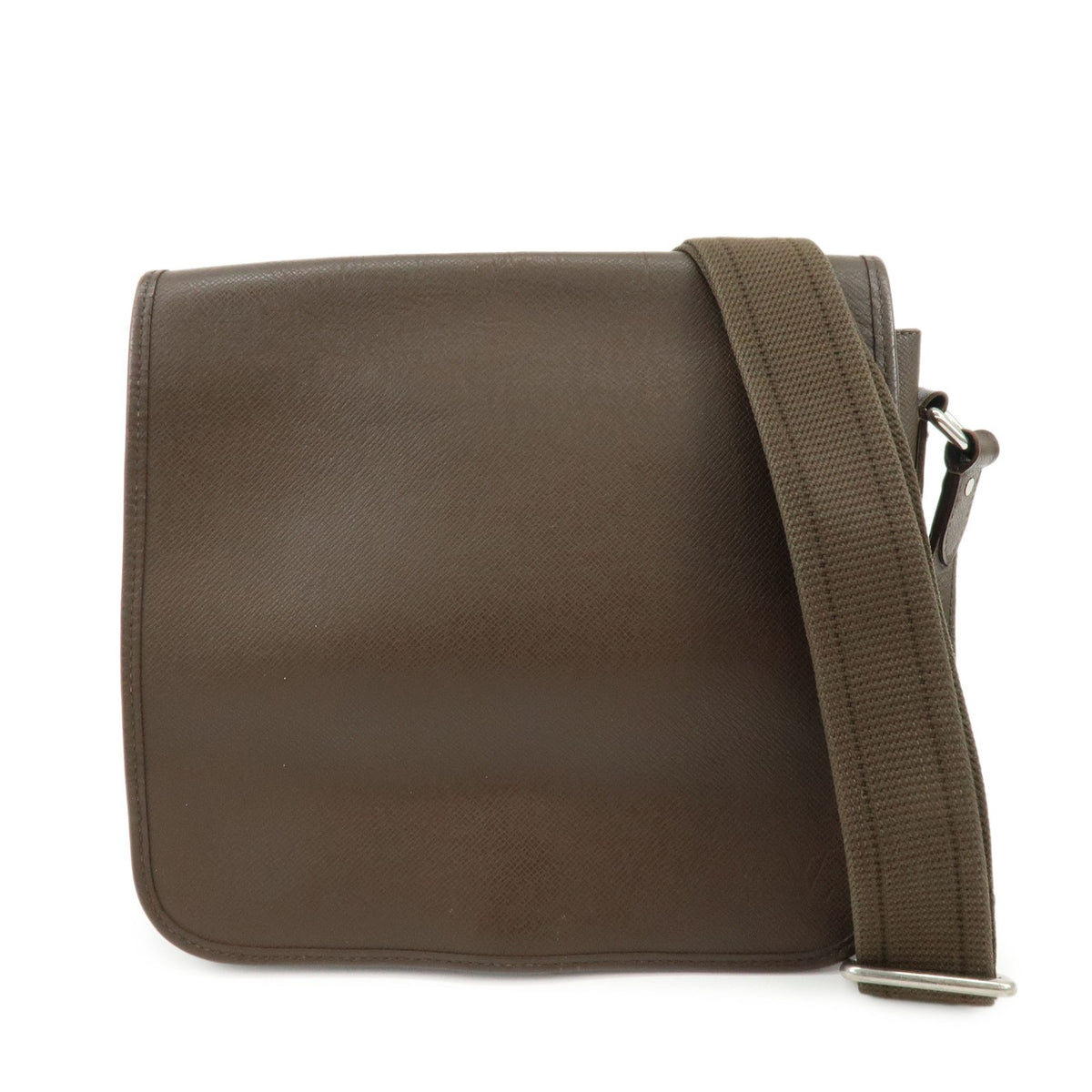 Louis Vuitton Andrei Messenger Taiga Leather Brown Leather Handbag (Pre-Owned)