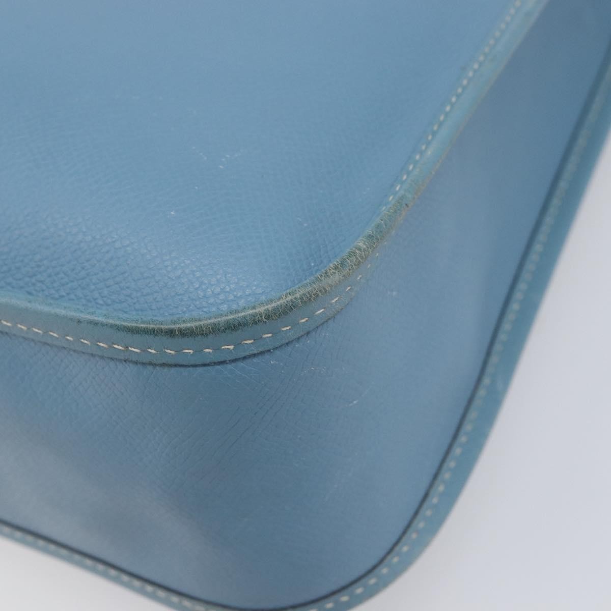 Hermes Vespa Courchevel Blue Leather Shoulder Bag Bag (Pre-Owned)