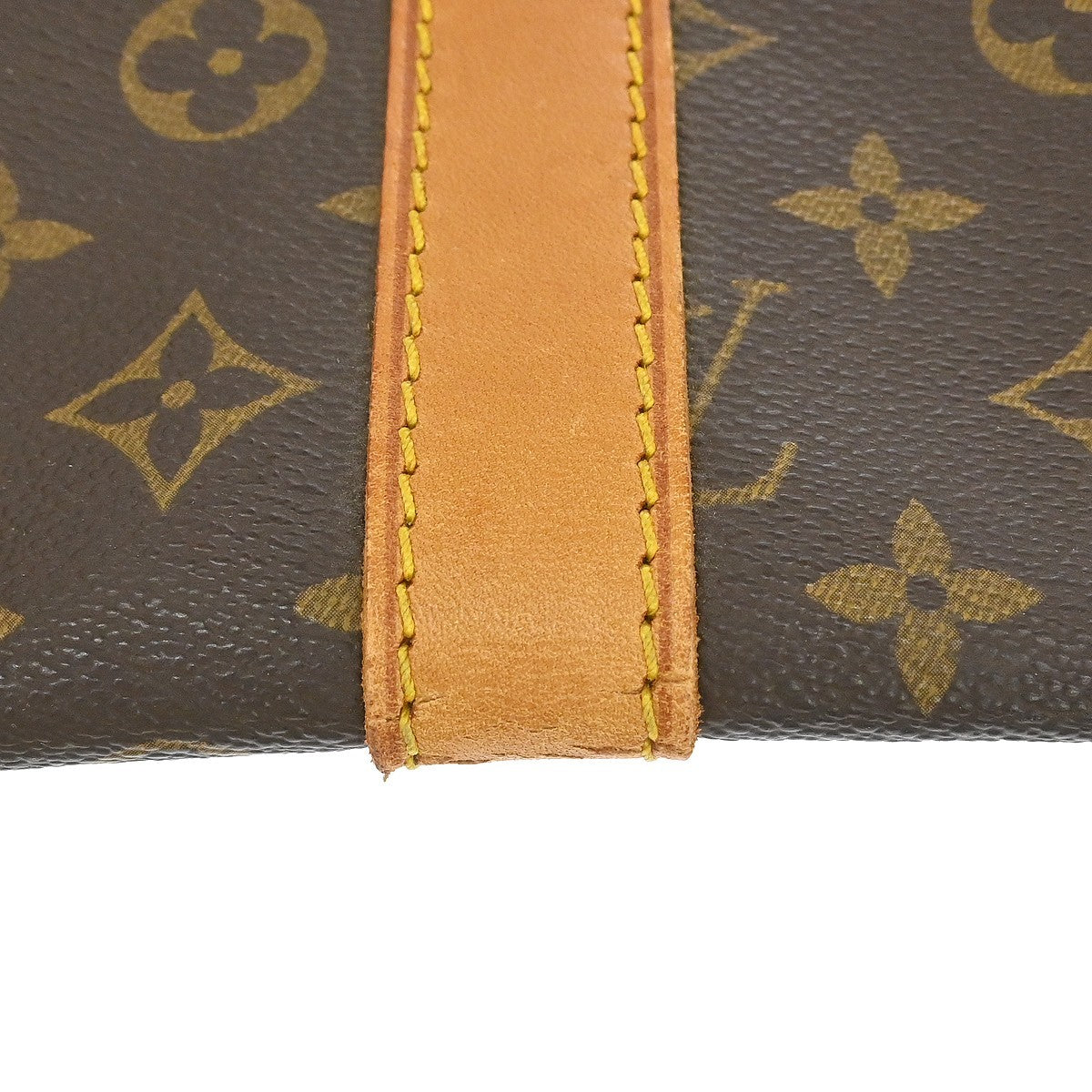 Louis Vuitton Keepall Monogram Brown Canvas Travel Bag Bag (Pre-Owned)