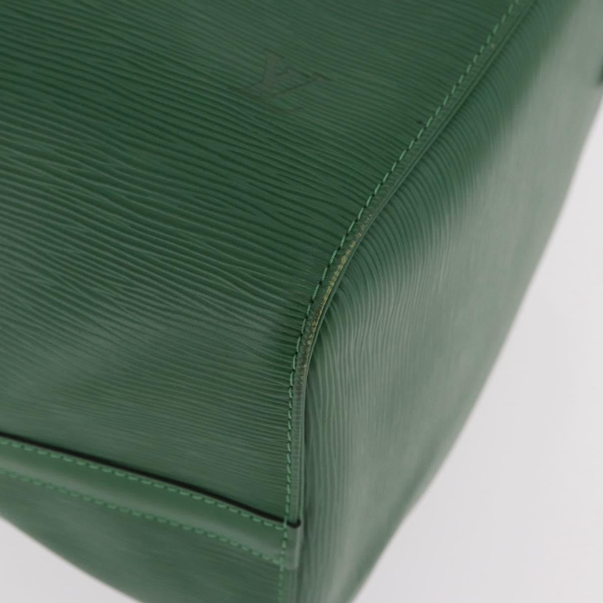 Louis Vuitton Keepall Epi Leather Green Leather Travel Bag Bag (Pre-Owned)