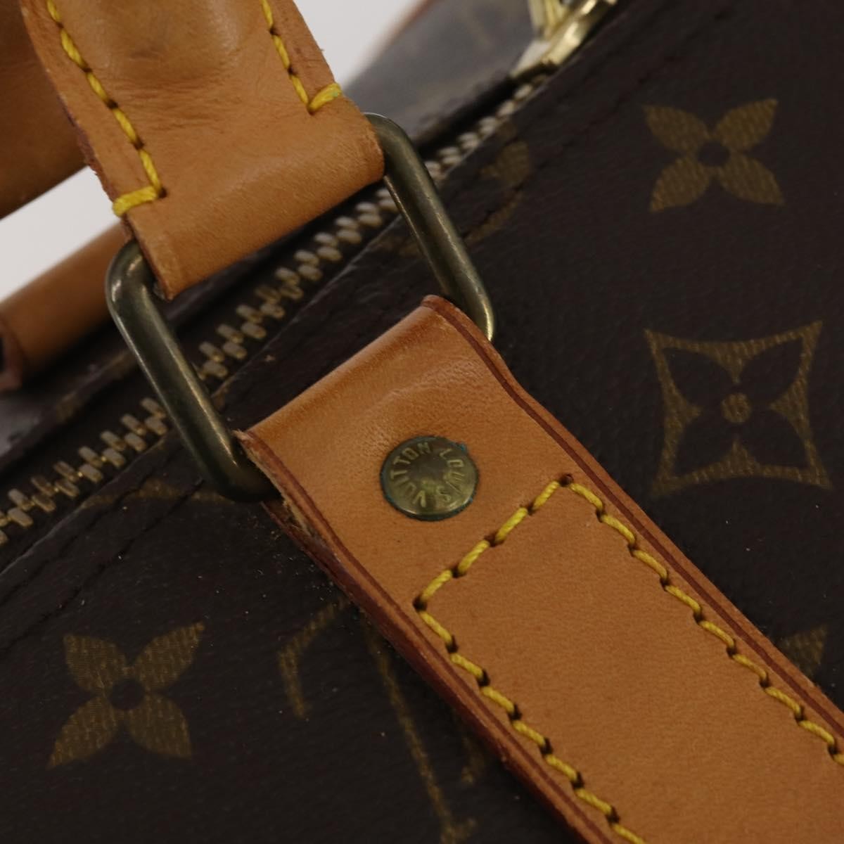 Louis Vuitton Keepall Monogram Canvas Brown Canvas Travel Bag Bag (Pre-Owned)