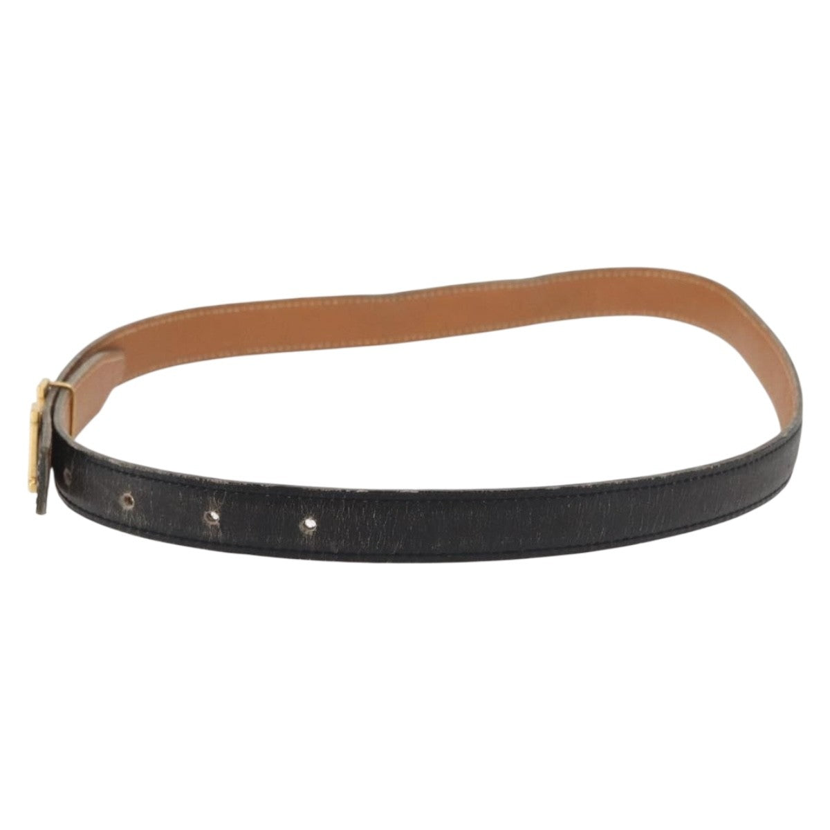Hermes Constance Reversible Belt Leather Black Leather Belts Accessory (Pre-Owned)