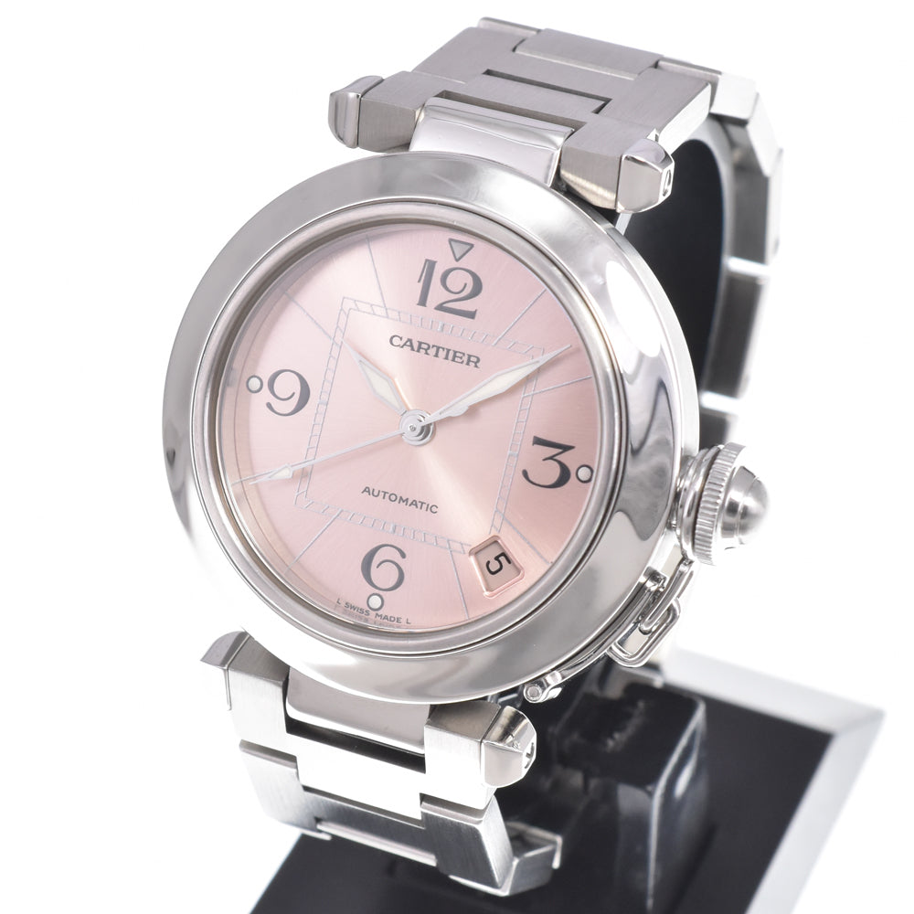 Cartier Pasha De Cartier Automatic Stainless Steel And Yellow Gold Watch (Pre-Owned)