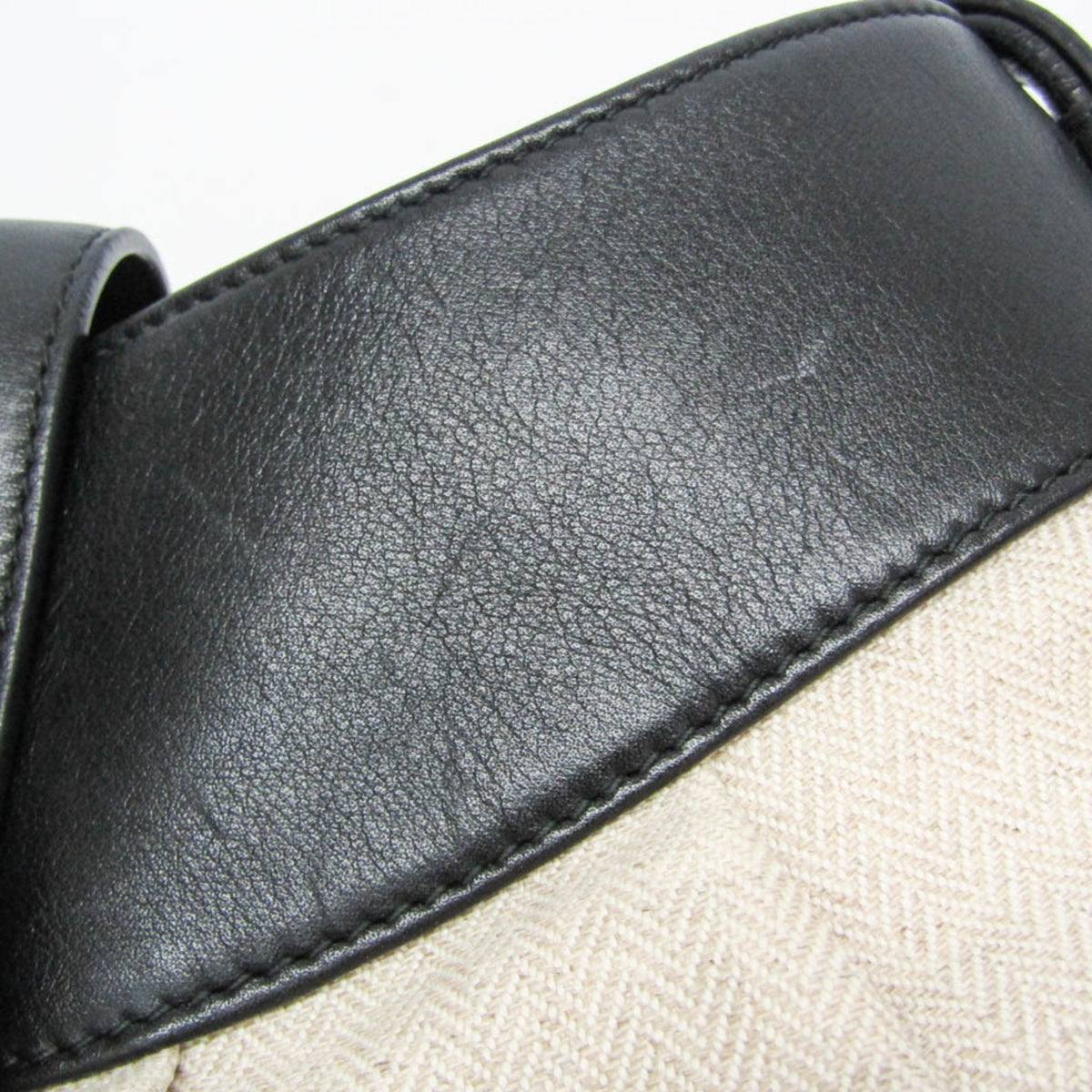 Bvlgari Chandra Canvas Beige Canvas Shoulder Bag Bag (Pre-Owned)
