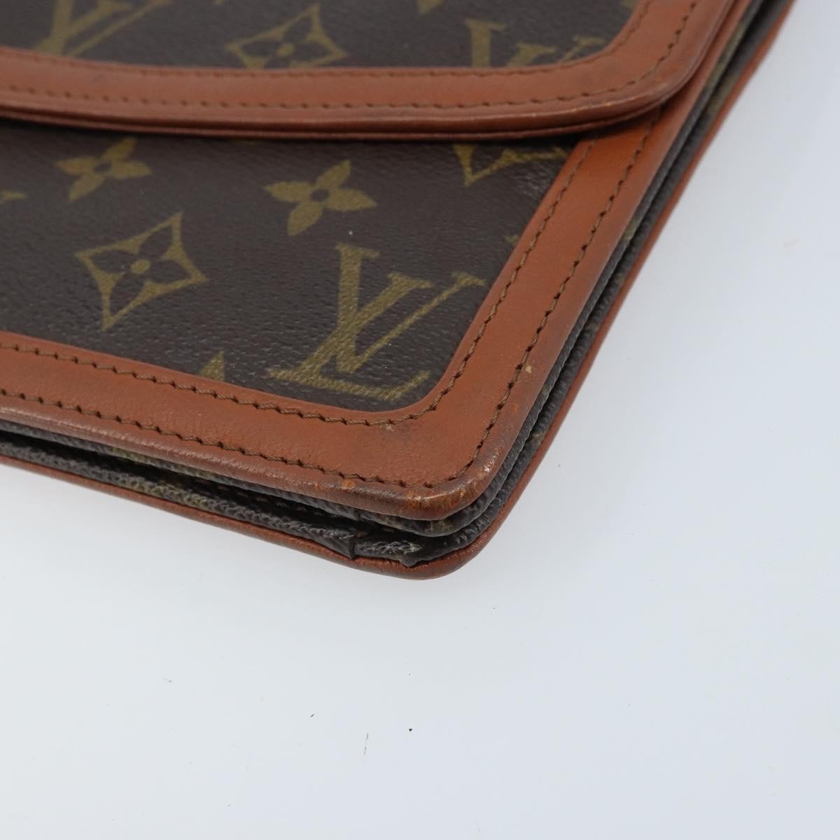 Louis Vuitton Dame Pochette Monogram Canvas Brown Canvas Clutche & Pouche Bag (Pre-Owned)