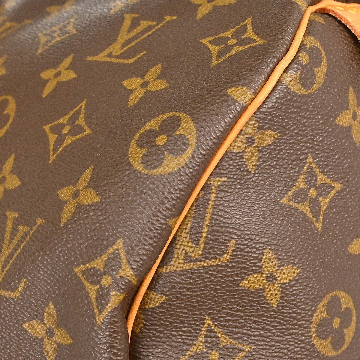 Louis Vuitton Keepall Monogram Canvas Brown Canvas Travel Bag Bag (Pre-Owned)