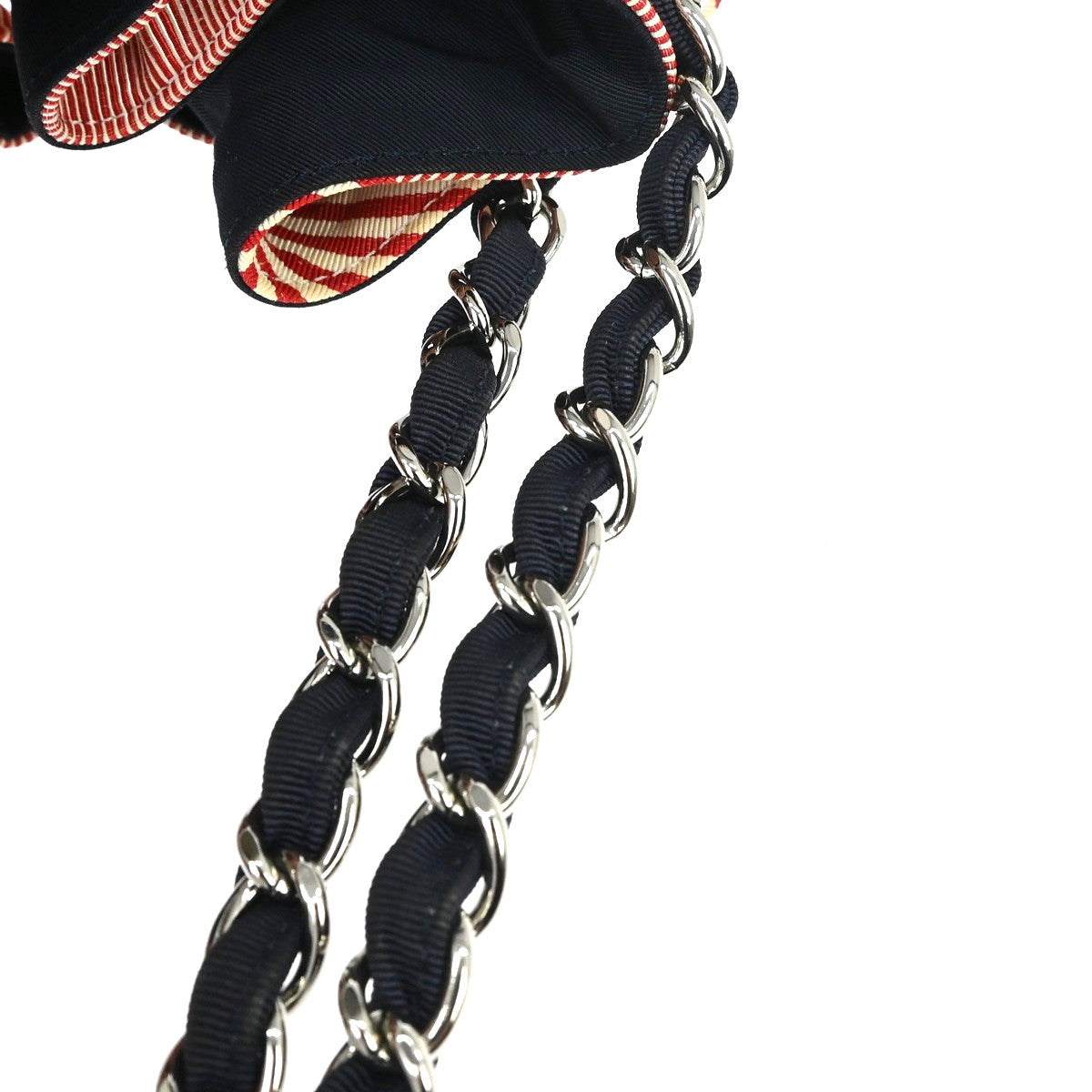 Chanel Stretch Spirit Cabas Quilted Denim Blue Denim_Jeans Tote Bag Bag (Pre-Owned)