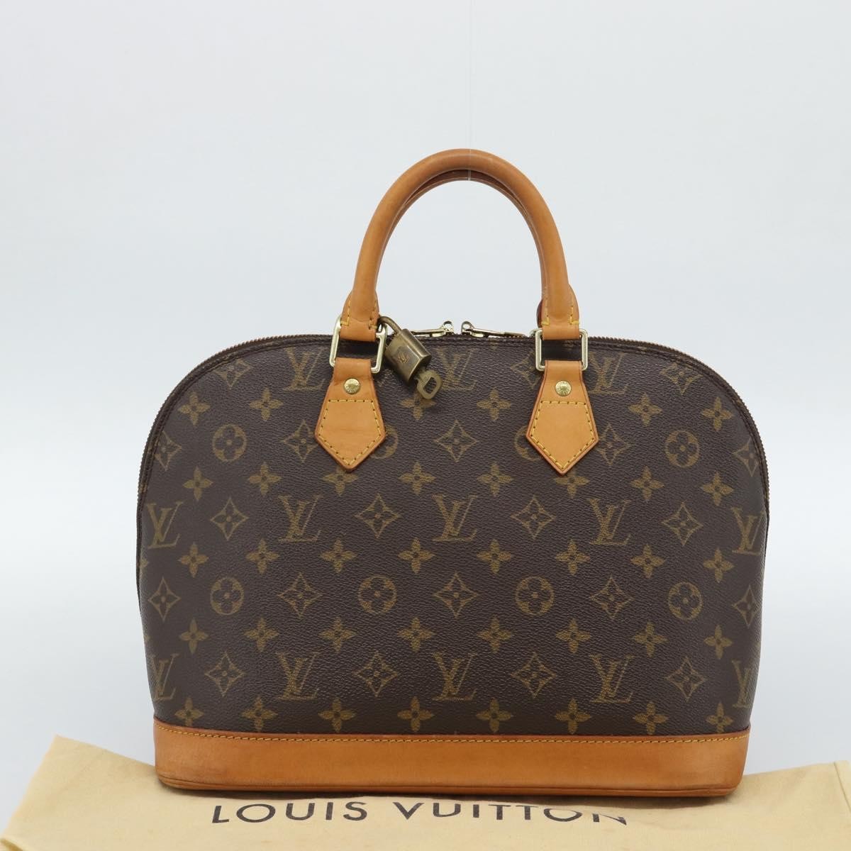 Louis Vuitton Alma Monogram Canvas Brown Canvas Handbag (Pre-Owned)