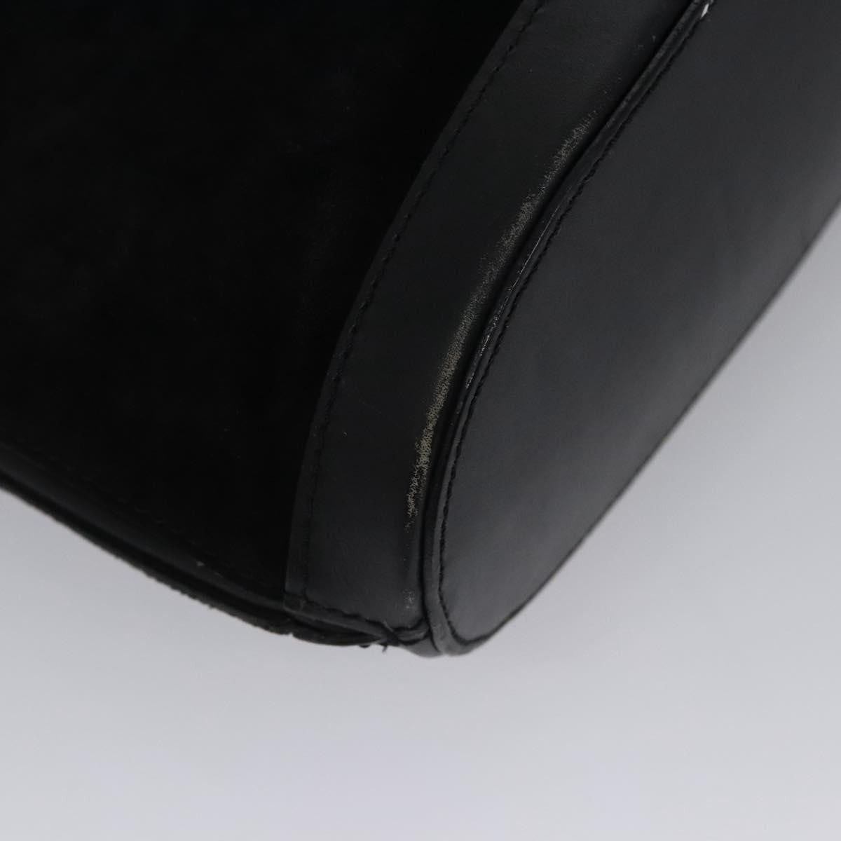 Celine Vintage Suede Black Suede Shoulder Bag Bag (Pre-Owned)
