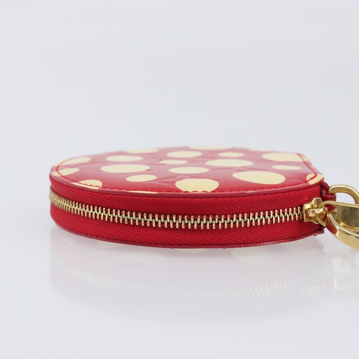 Louis Vuitton Boite Chapeau Coin Purse Patent Leather Red Patent_Leather Wallets Accessory (Pre-Owned)