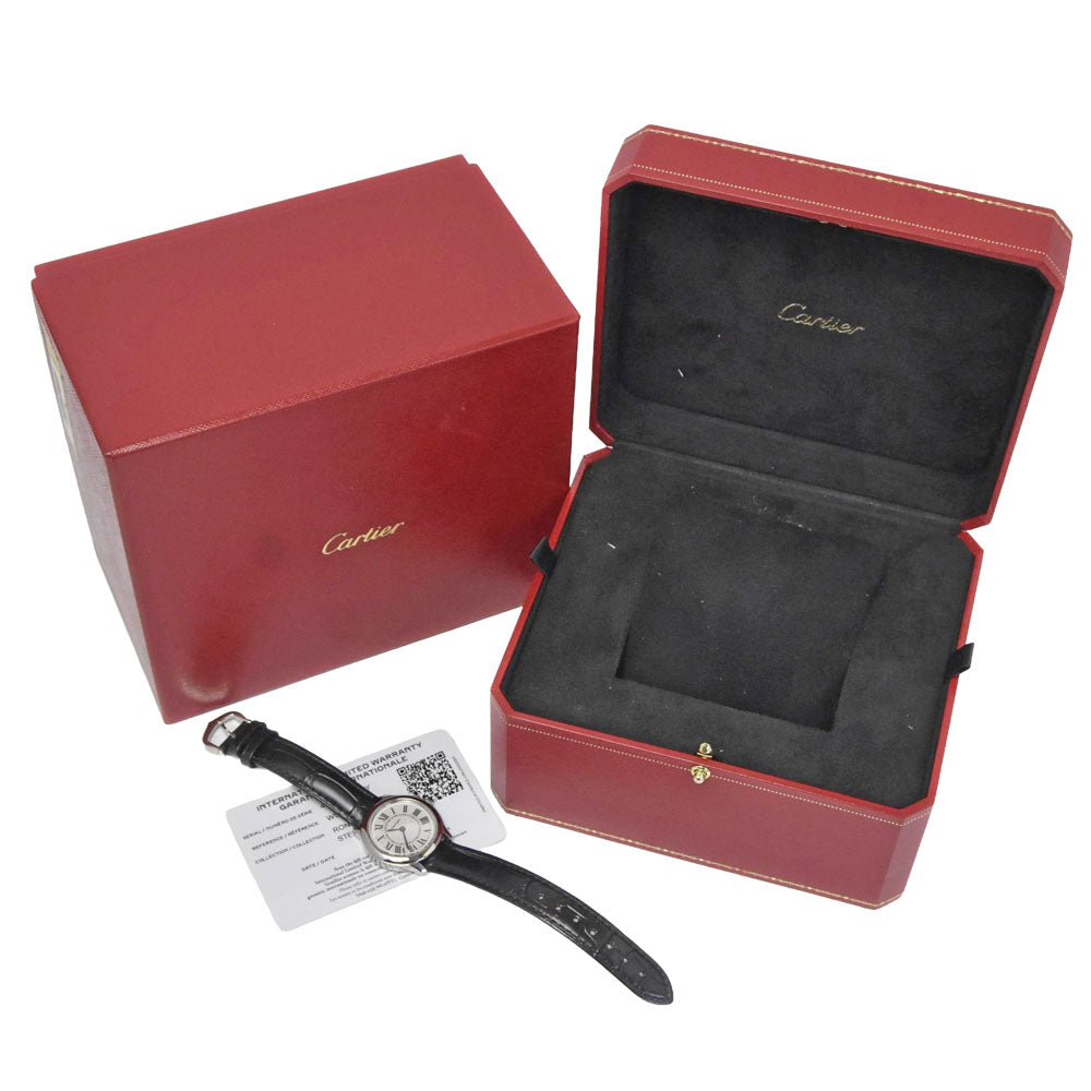 Cartier Ronde Must De Cartier Quartz Stainless Steel Watch (Pre-Owned)
