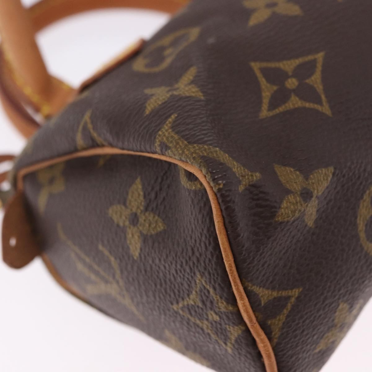 Louis Vuitton Speedy Mini Hl Monogram Canvas Brown Canvas Handbag (Pre-Owned)