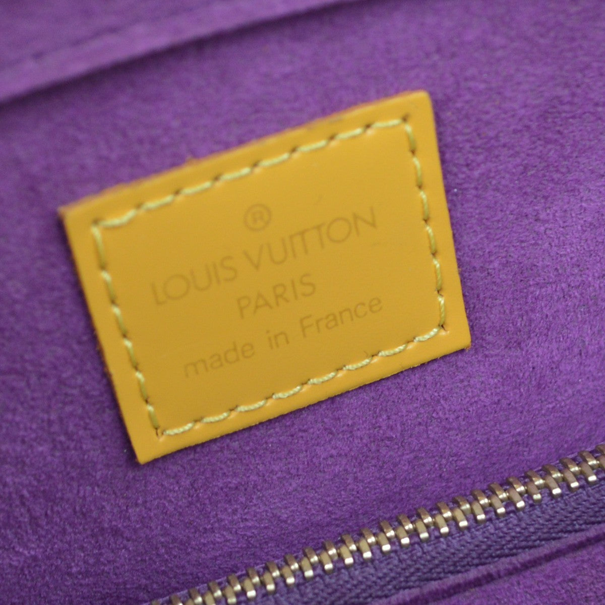Louis Vuitton Pont Neuf Epi Yellow Leather Handbag (Pre-Owned)