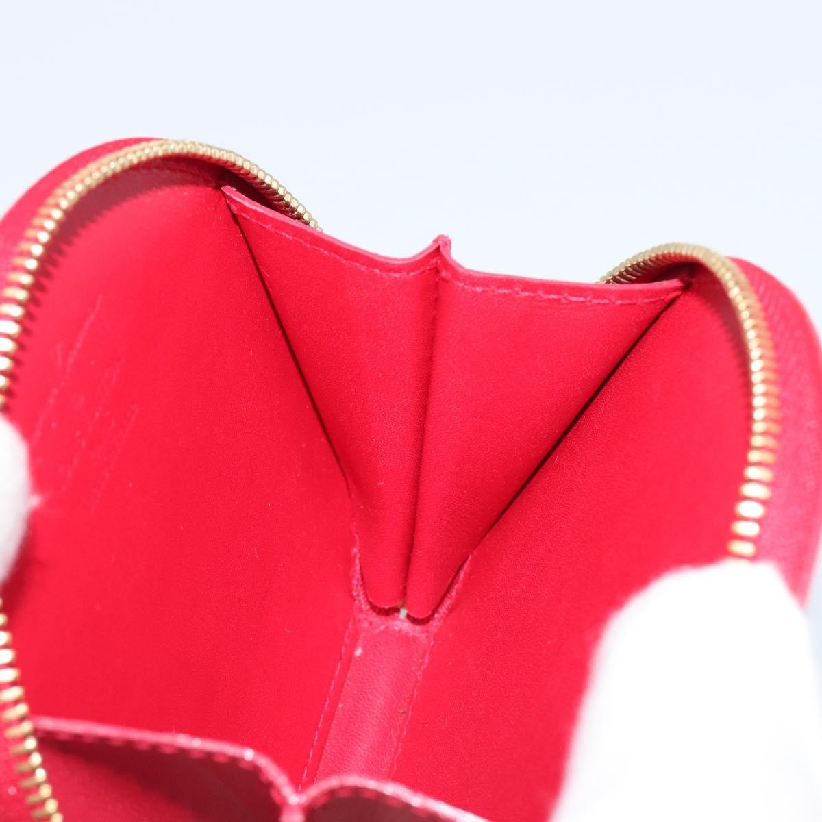 Louis Vuitton Boite Chapeau Coin Purse Patent Leather Red Patent_Leather Wallets Accessory (Pre-Owned)