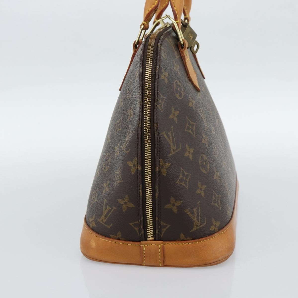 Louis Vuitton Alma Monogram Canvas Brown Canvas Handbag (Pre-Owned)