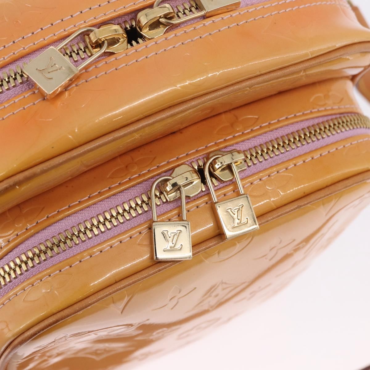 Louis Vuitton Wooster Monogram Vernis Yellow Patent_Leather Shoulder Bag Bag (Pre-Owned)
