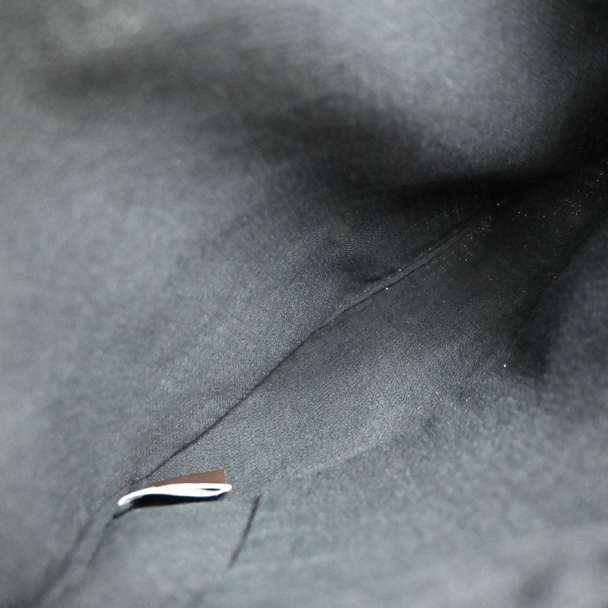 Hermes Maline Toile Blue Canvas Backpack Bag (Pre-Owned)