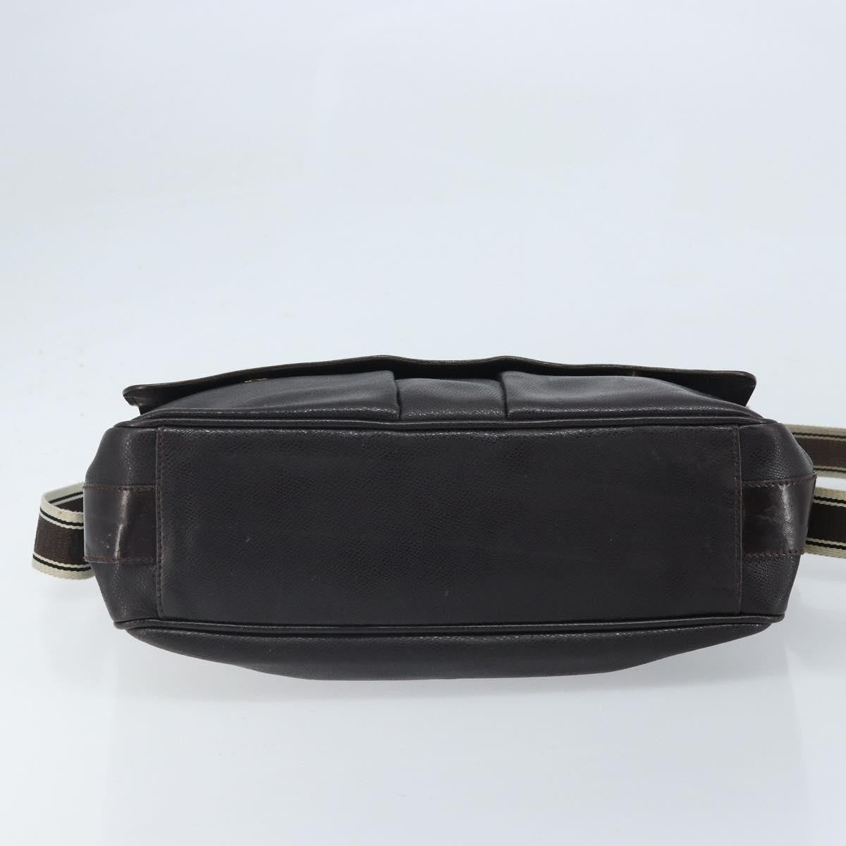 Salvatore Ferragamo Vintage Leather Brown Leather Shoulder Bag Bag (Pre-Owned)