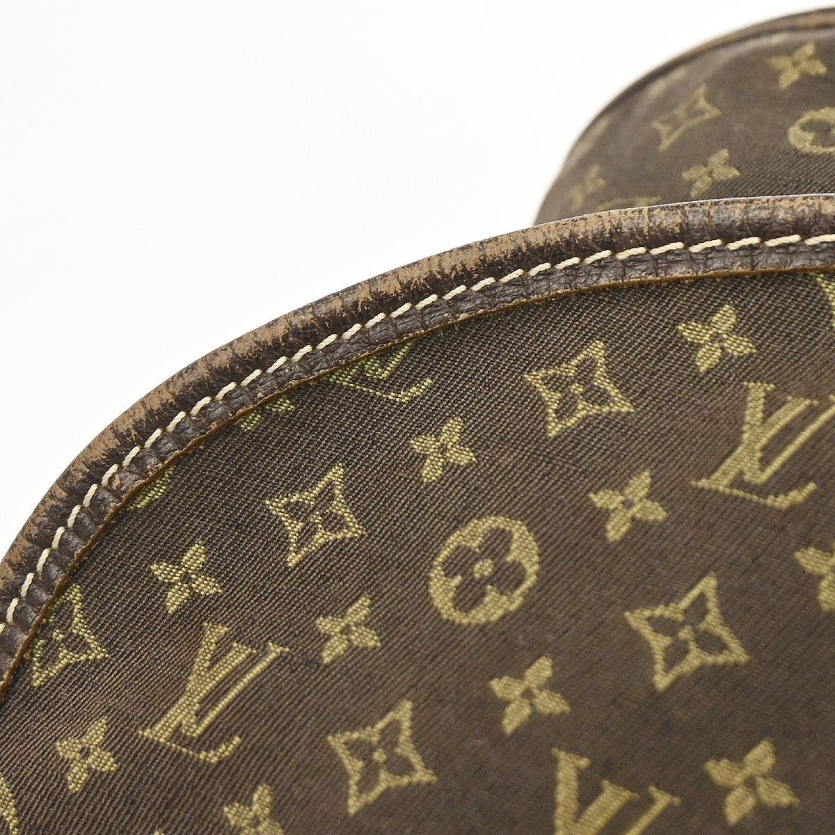 Louis Vuitton Saumur Mini Lin Brown Canvas Shoulder Bag Bag (Pre-Owned)