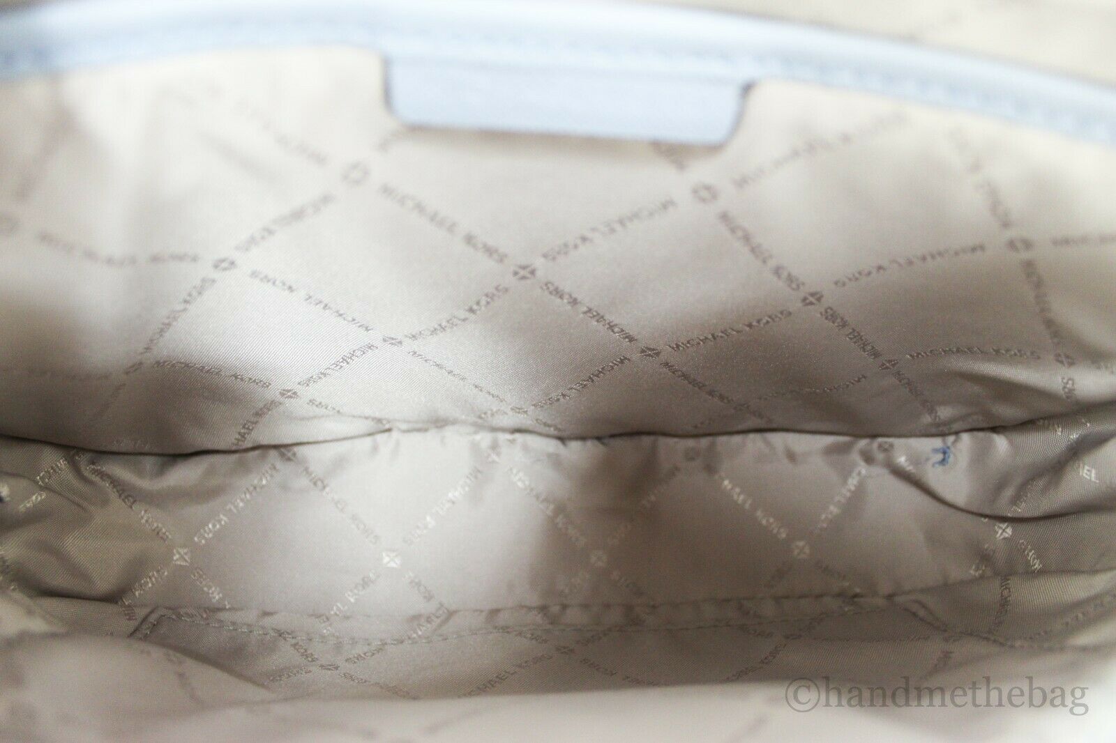 MICHAEL KORS Jet Set Zip Chain Large Saffiano Leather Crossbody Bag