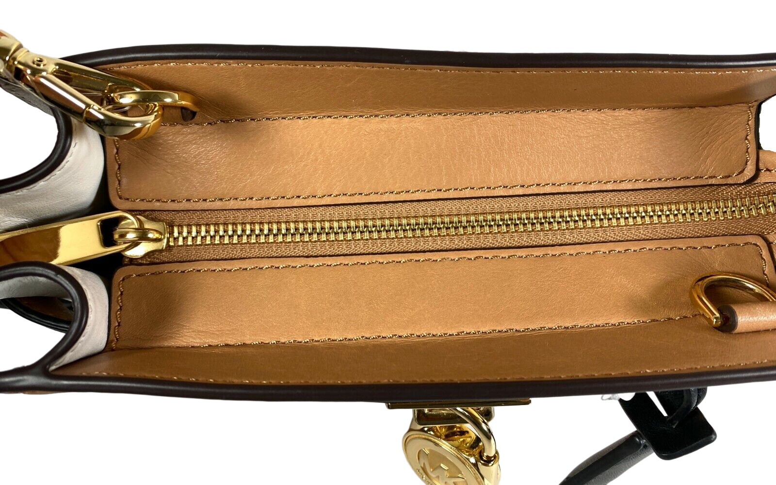 Michael Kors Women's Hamilton Traveler Leather Messenger Bag