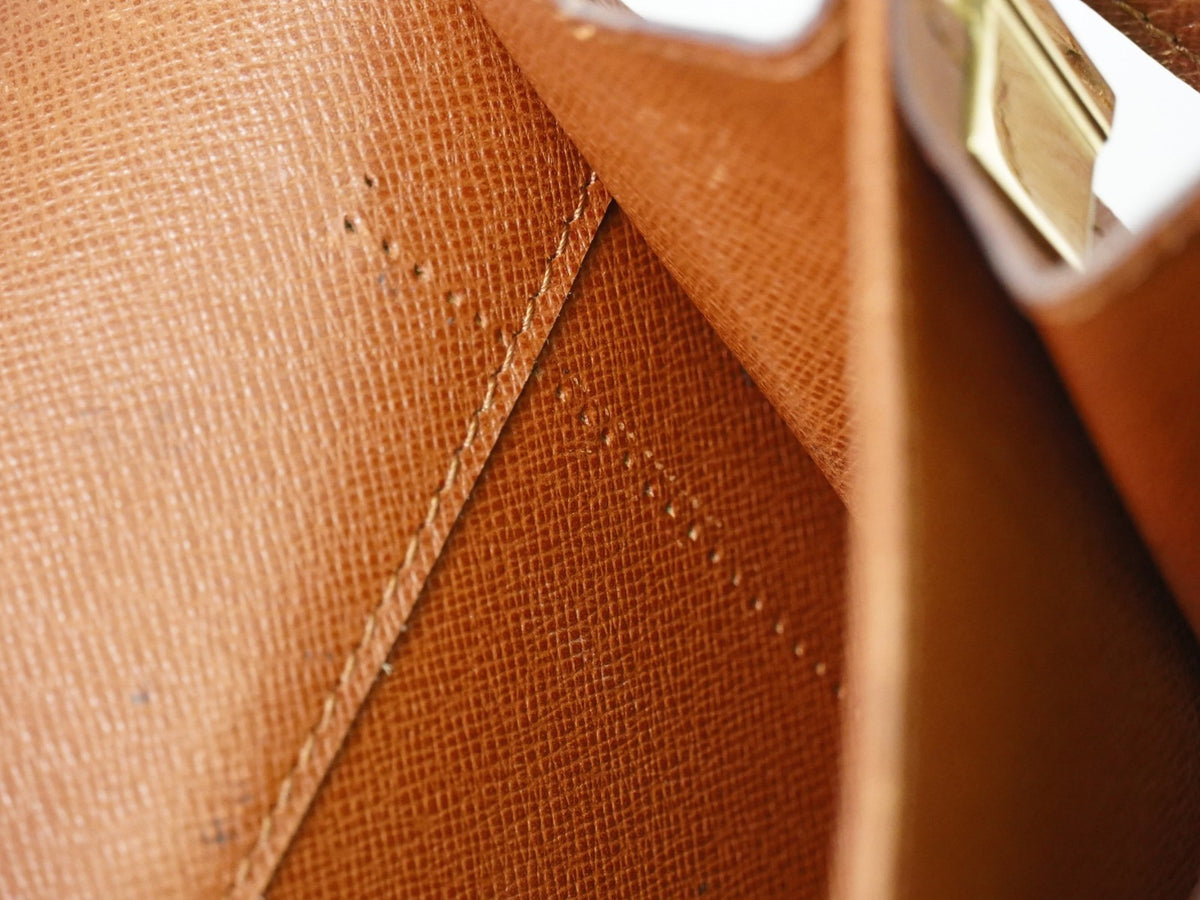 Louis Vuitton Raspail Monogram Canvas Brown Canvas Handbag (Pre-Owned)