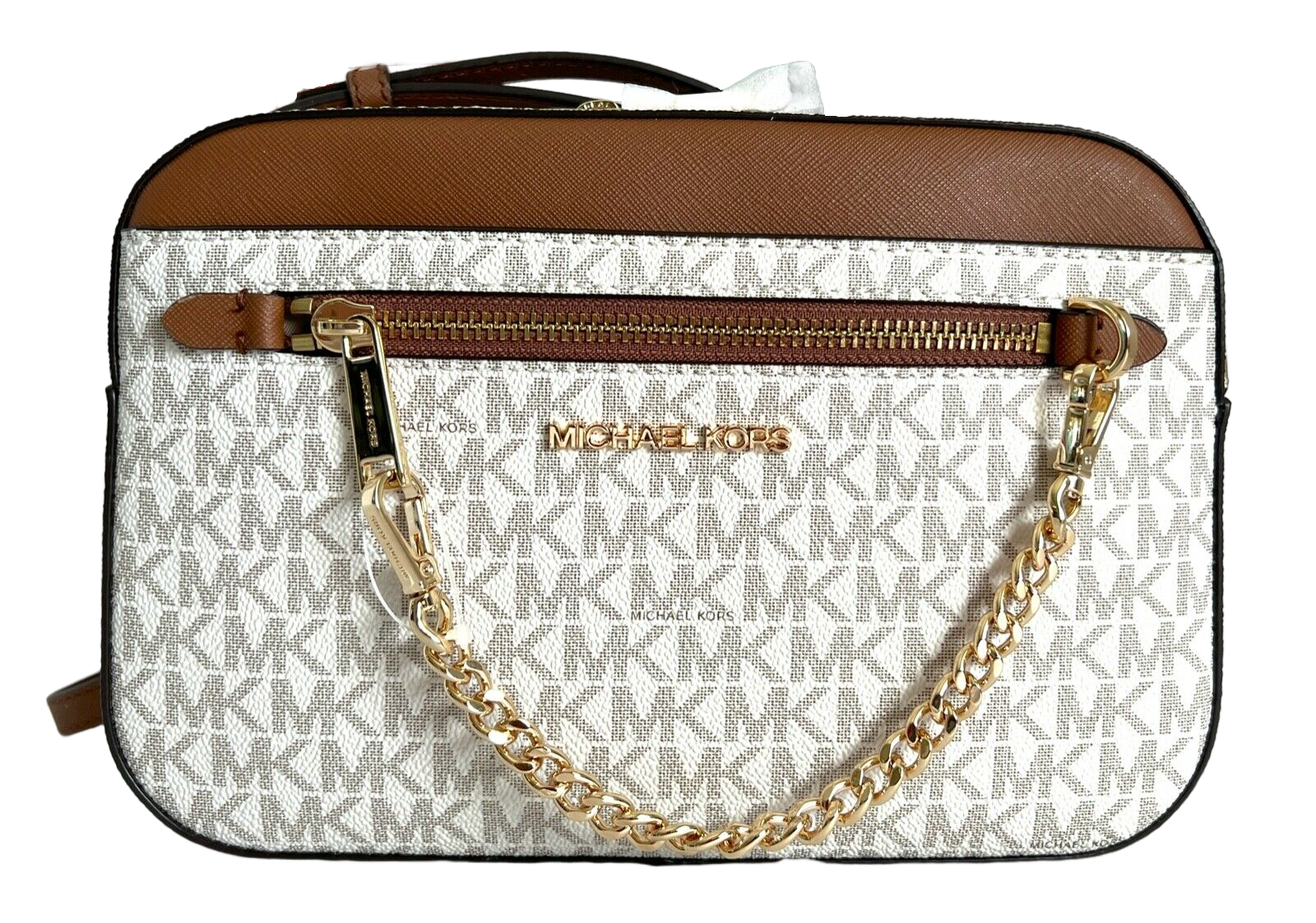 Michael Kors Jet Set Item East West Zip Chain Crossbody Bag