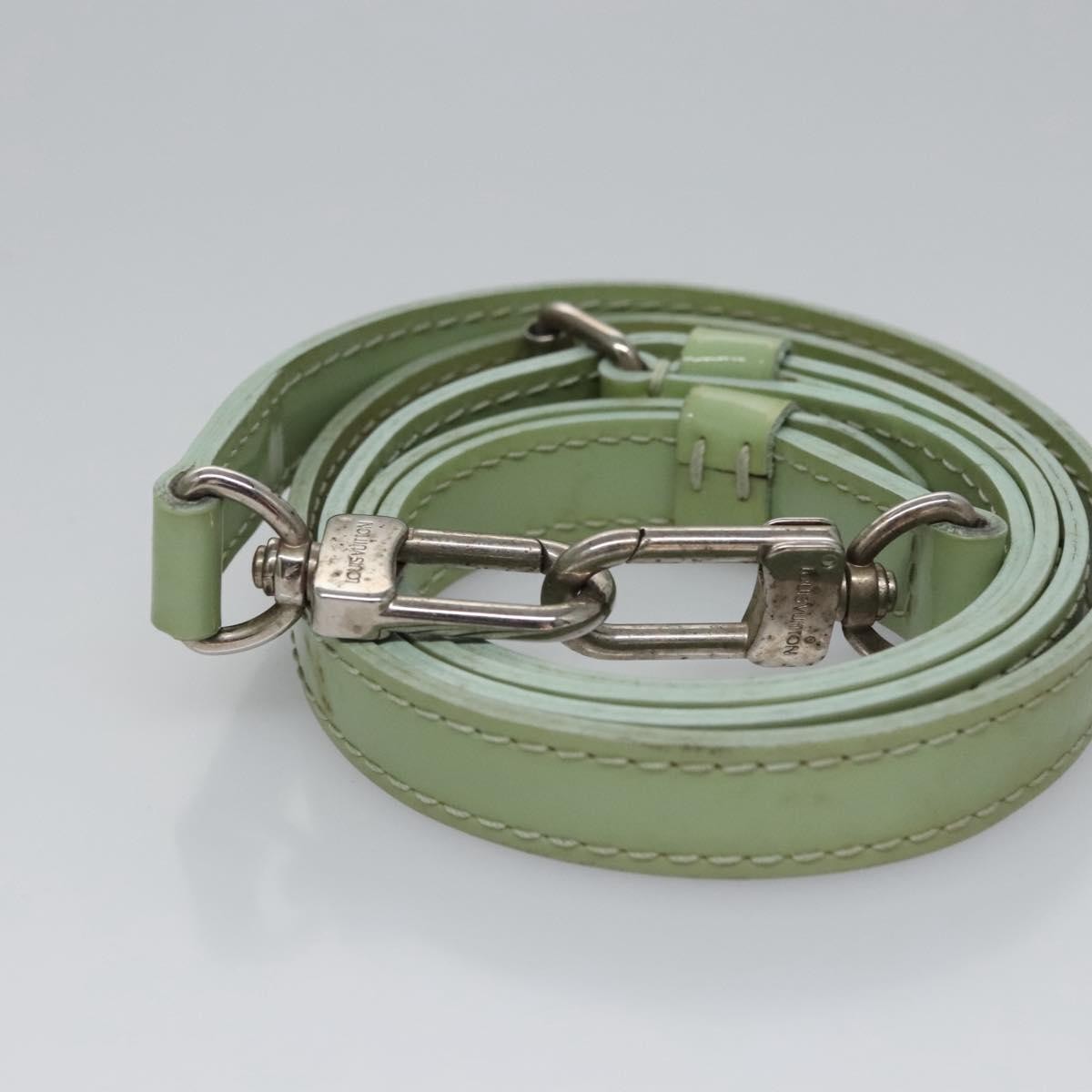 Louis Vuitton Alma Electric Epi Leather Green Patent_Leather Handbag (Pre-Owned)