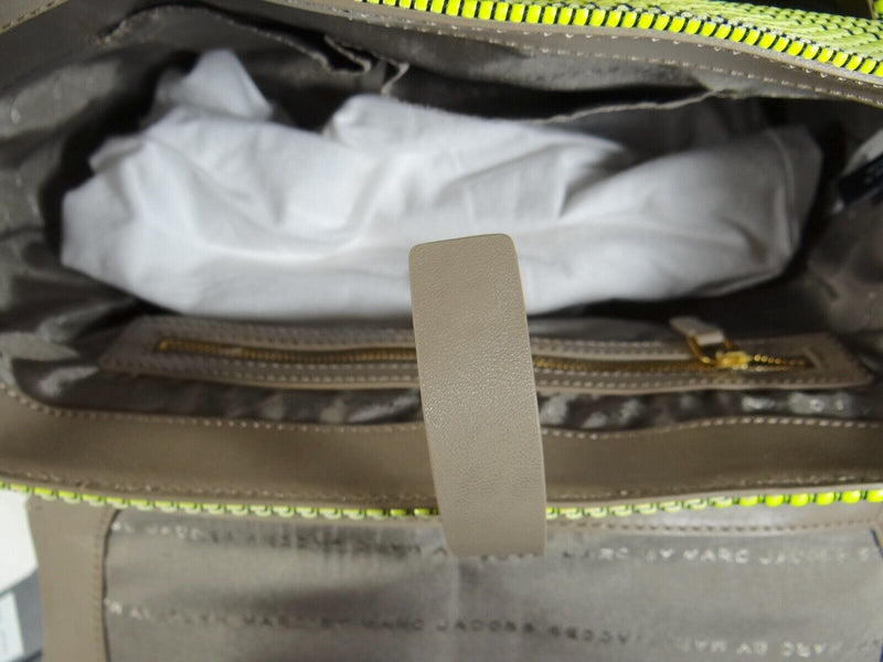 Marc Jacobs Women's Woven Leather Top Handle Messenger Bag